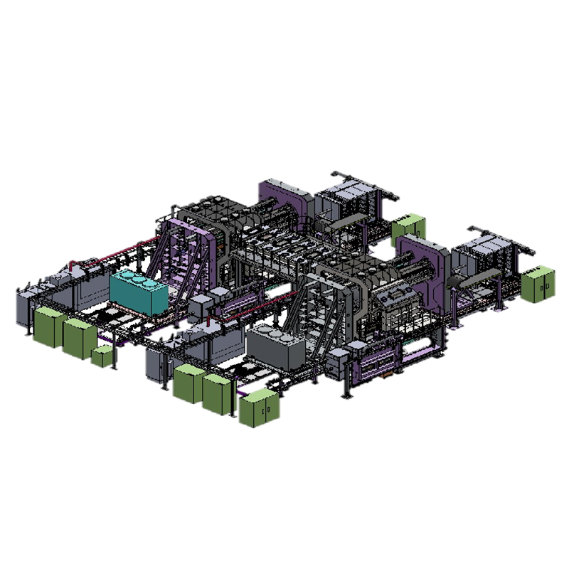 진공 롤에서 롤 롤 양면 스퍼터링 및 E/B 증발 결합 된 Systerm) (양면 구리 및 알루미늄 도금 가능)